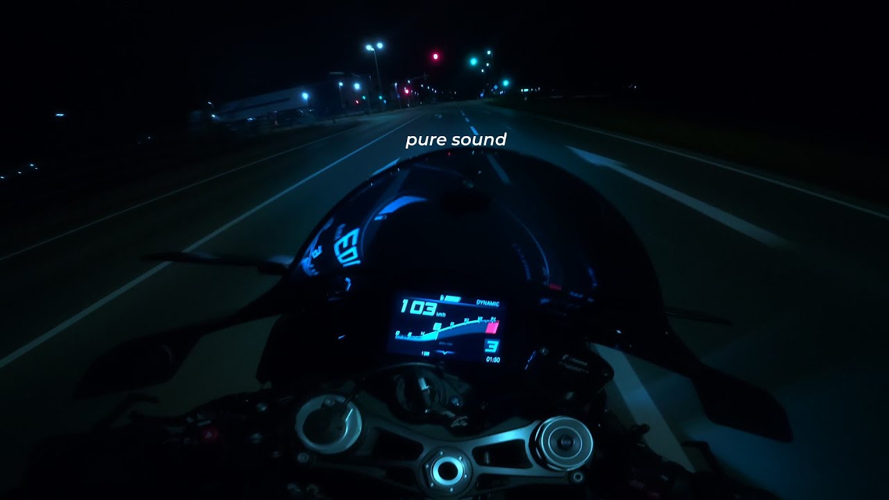 3am - night ride - pure sound [BMW S1000RR]