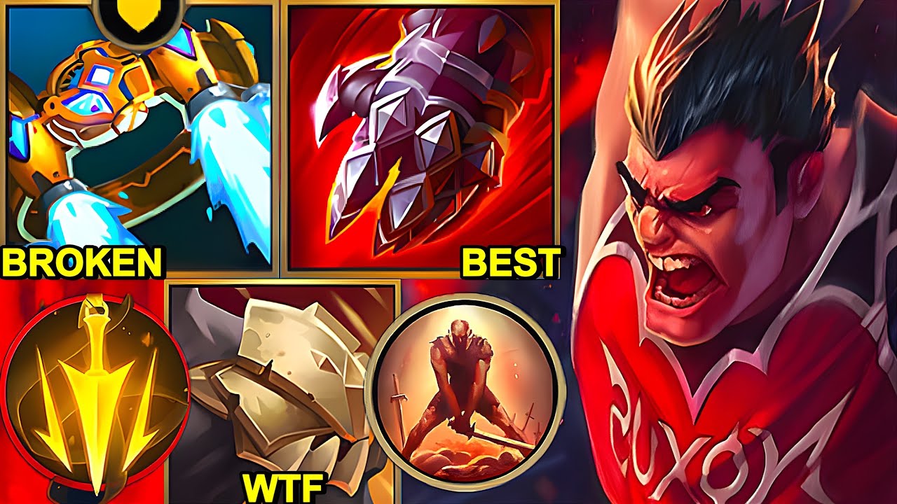 Wild Rift China Darius Top - 20KILL PENTA!? Lethal Tempo & Protobelt Darius Build Runes