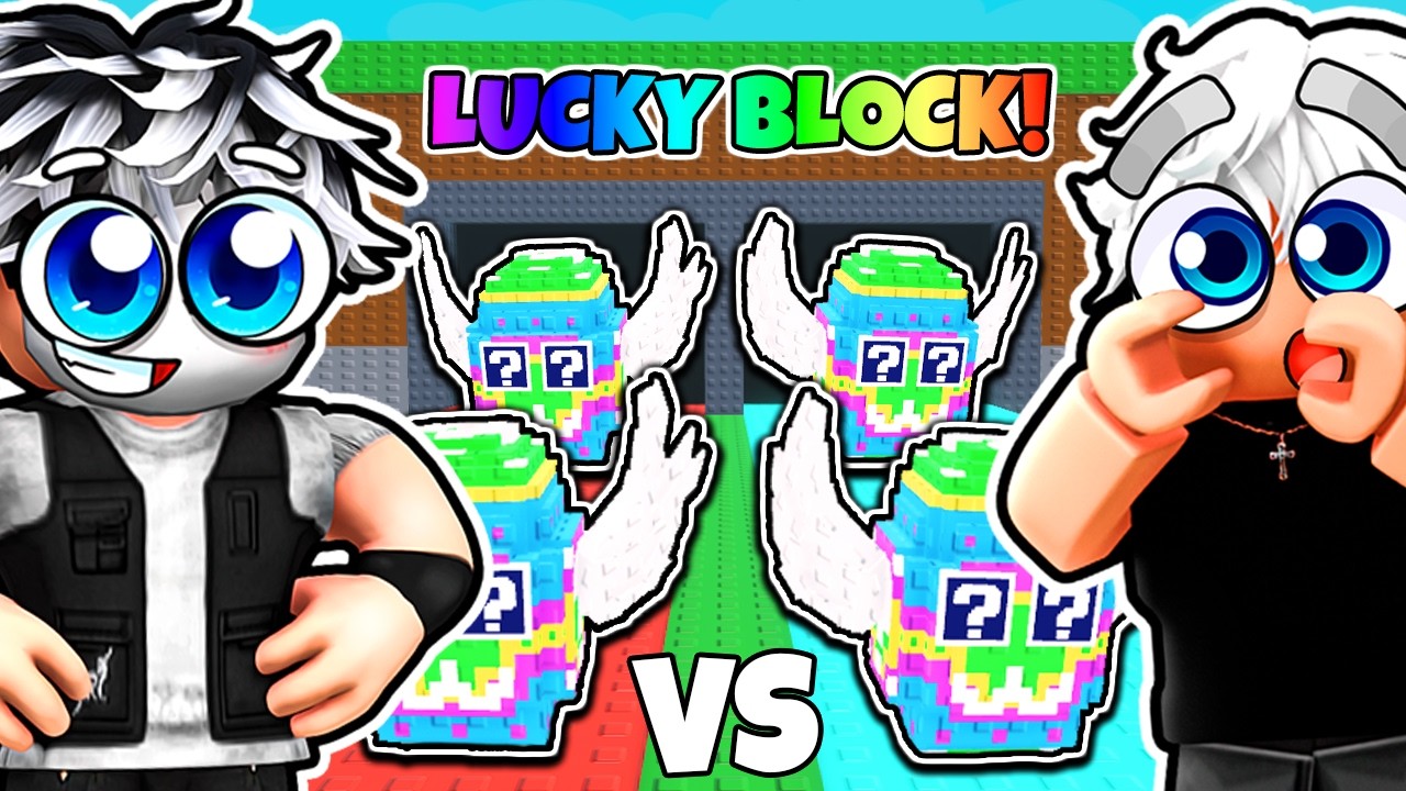 BITWA NA EASTER LUCKY BLOCK Z CZITOSEM W STEAL A BRAINROT! Roblox