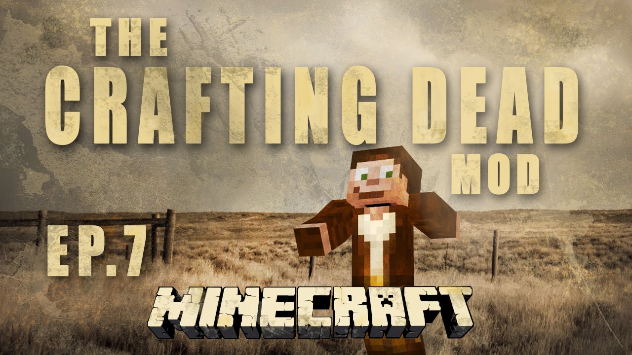 Minecraft:  Crazy Morphine Skills   (The Crafting Dead Hard-Core let's play Ep.7)