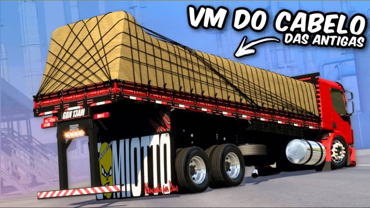 MONTEI O VM DO CABELO BATATEIRO NO ETS2 | IGUAL DAS ANTIGAS