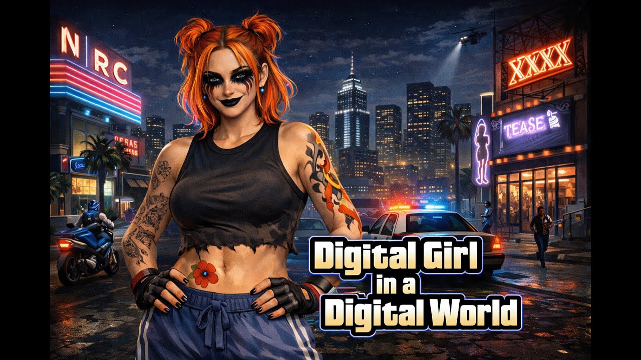 Digital Girl in a Digital World..... (Road to 600 subs!) | RedlineRP