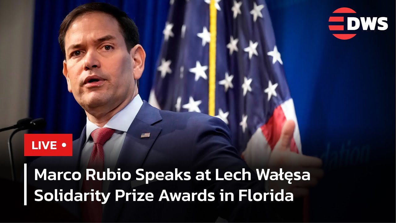 LIVE: Marco Rubio Speaks at Lech Wałęsa Solidarity Prize Awards in Florida | Breaking News | AC15