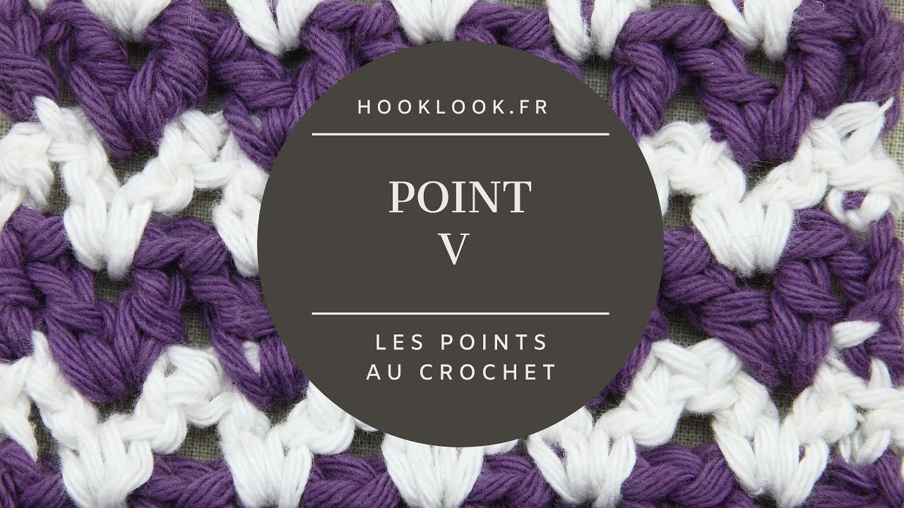Le point V au crochet