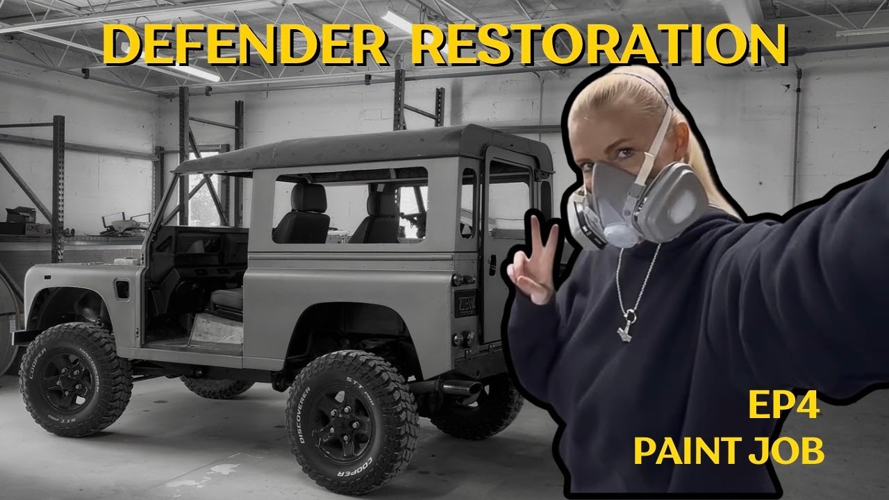 Land Rover Defender Restoration EP4 - Paint job