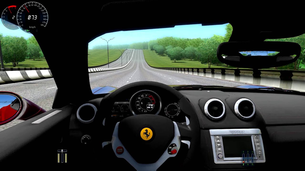 City Car Driving 1.3.3 Ferrari California (363 KM/H) PC KILLED TOP SPEED G27 HD