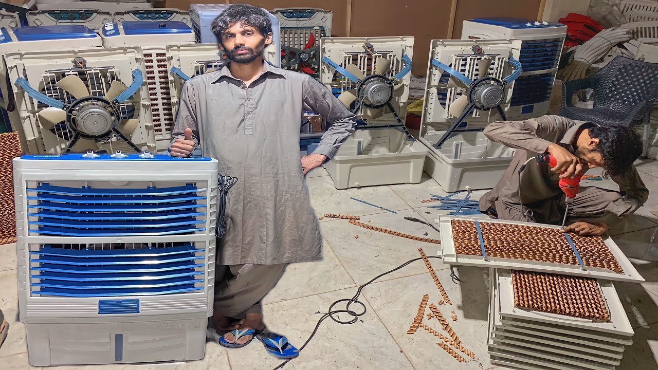 How MADE Room Air COOLERS in Local Factory // AIR Cooler Manufacturing in PAKISTAN
