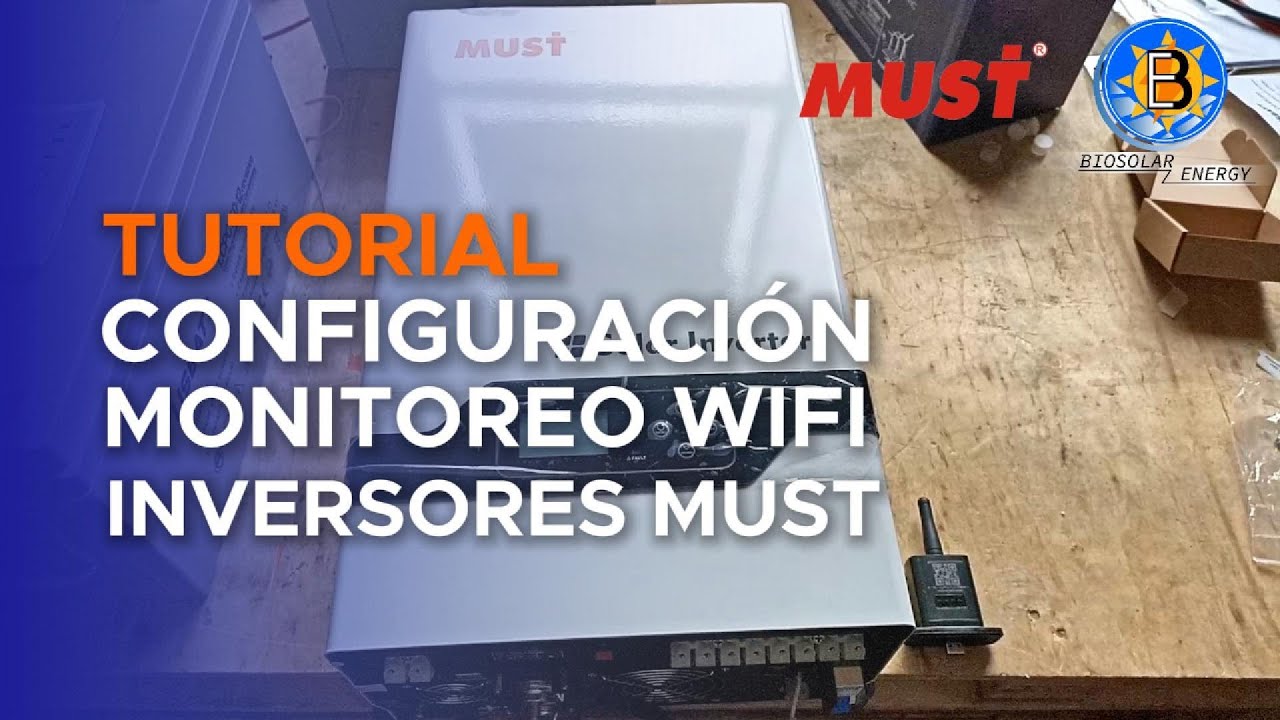 Configuración monitoreo Wifi inversores MUST