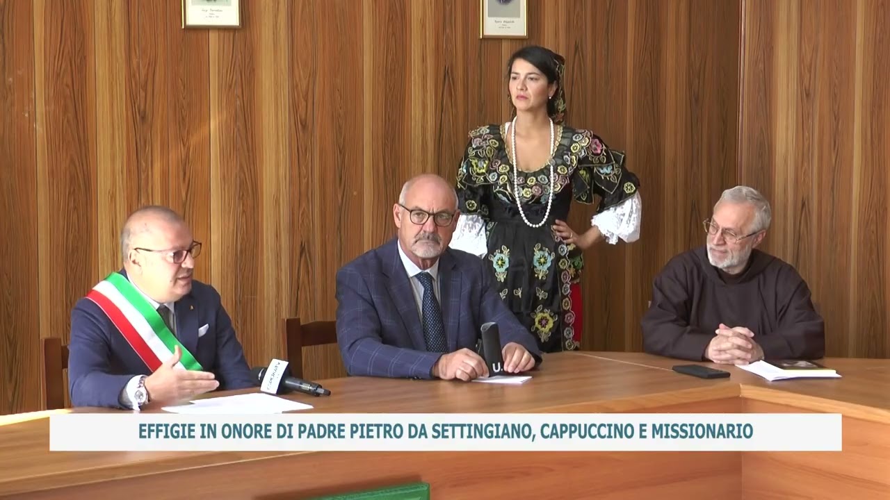 EFFIGIE IN ONORE DI PADRE PIETRO DA SETTINGIANO, CAPPUCCINO E MISSIONARIO