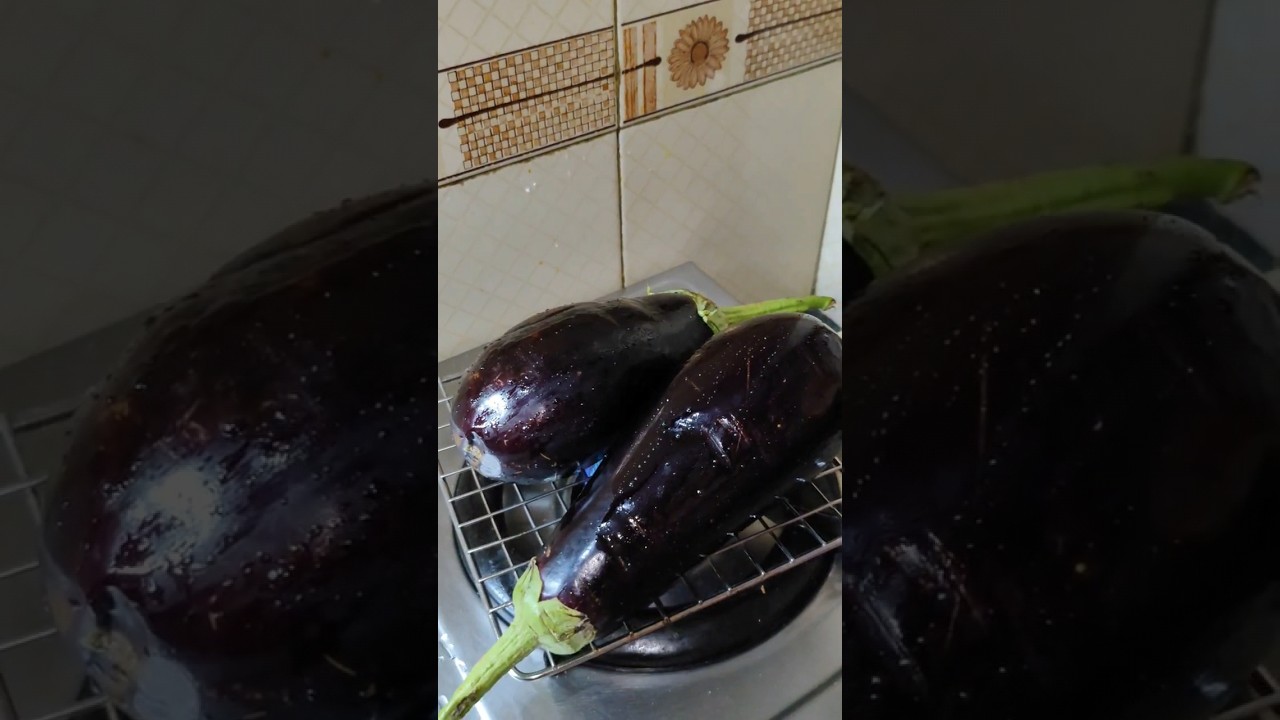 झटपट वांग्याचे भरीत | Vangyache Bharit Recipe  #shorts #vangyache #bharit #youtubeshorts #viral