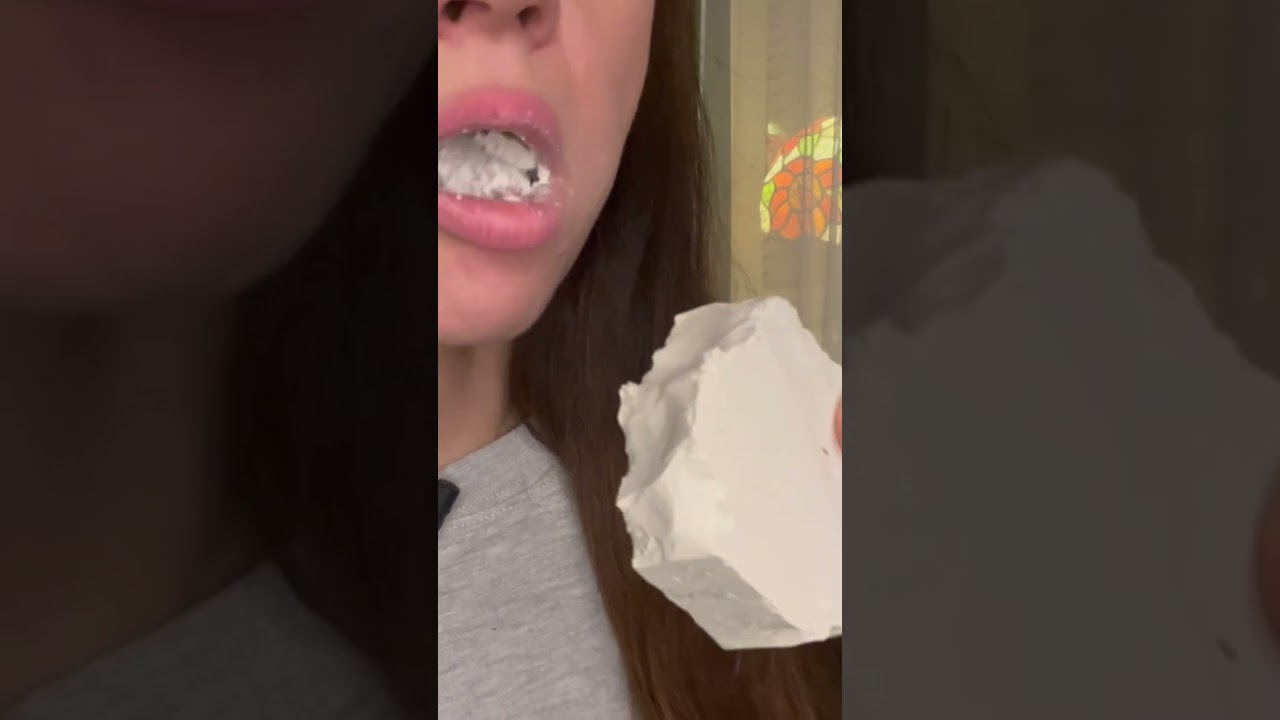 ASMR crunch of wet chalk/ мел Комсомольский 1💦 #asmr #crunchynoises #asmrsounds #асмр #chalk