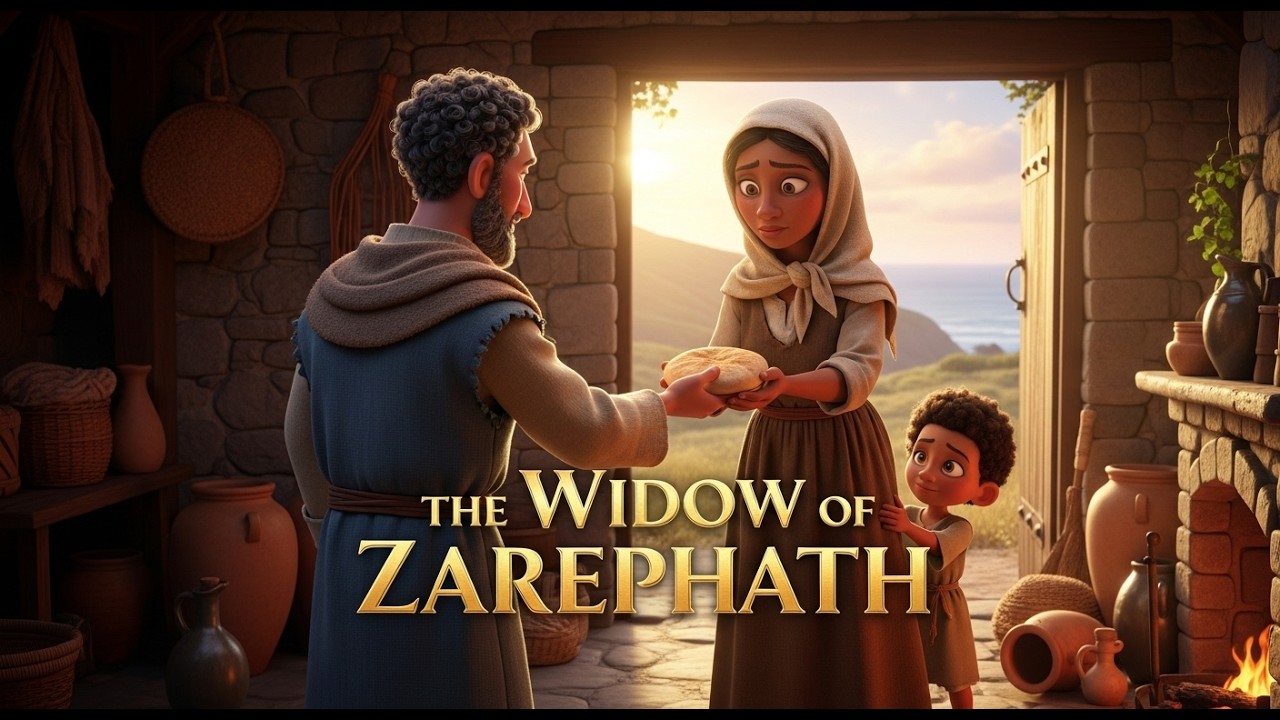 The Widow of Zarephath &mdash; The Miracle of the Last Loaf (Elijah | 1 Kings 17) Animated Bible Story