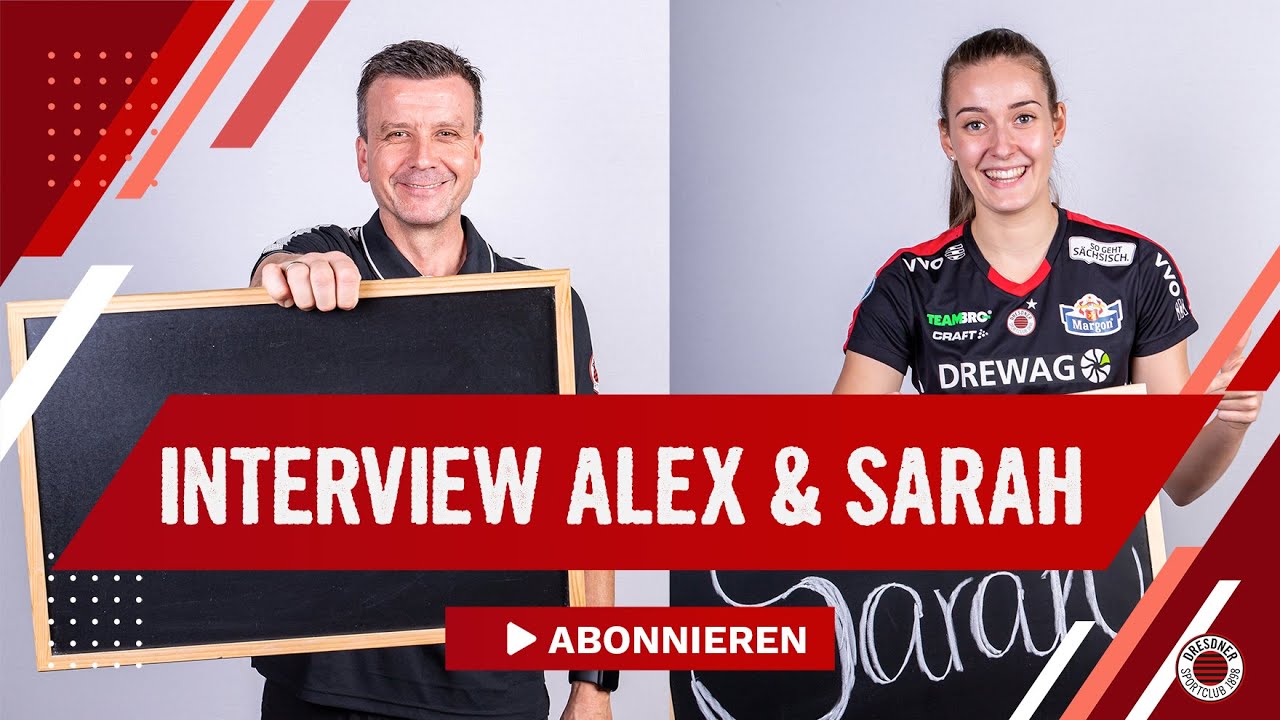DSC Volley | Doppelinterview mit Sarah Straube & Alexander Waibl