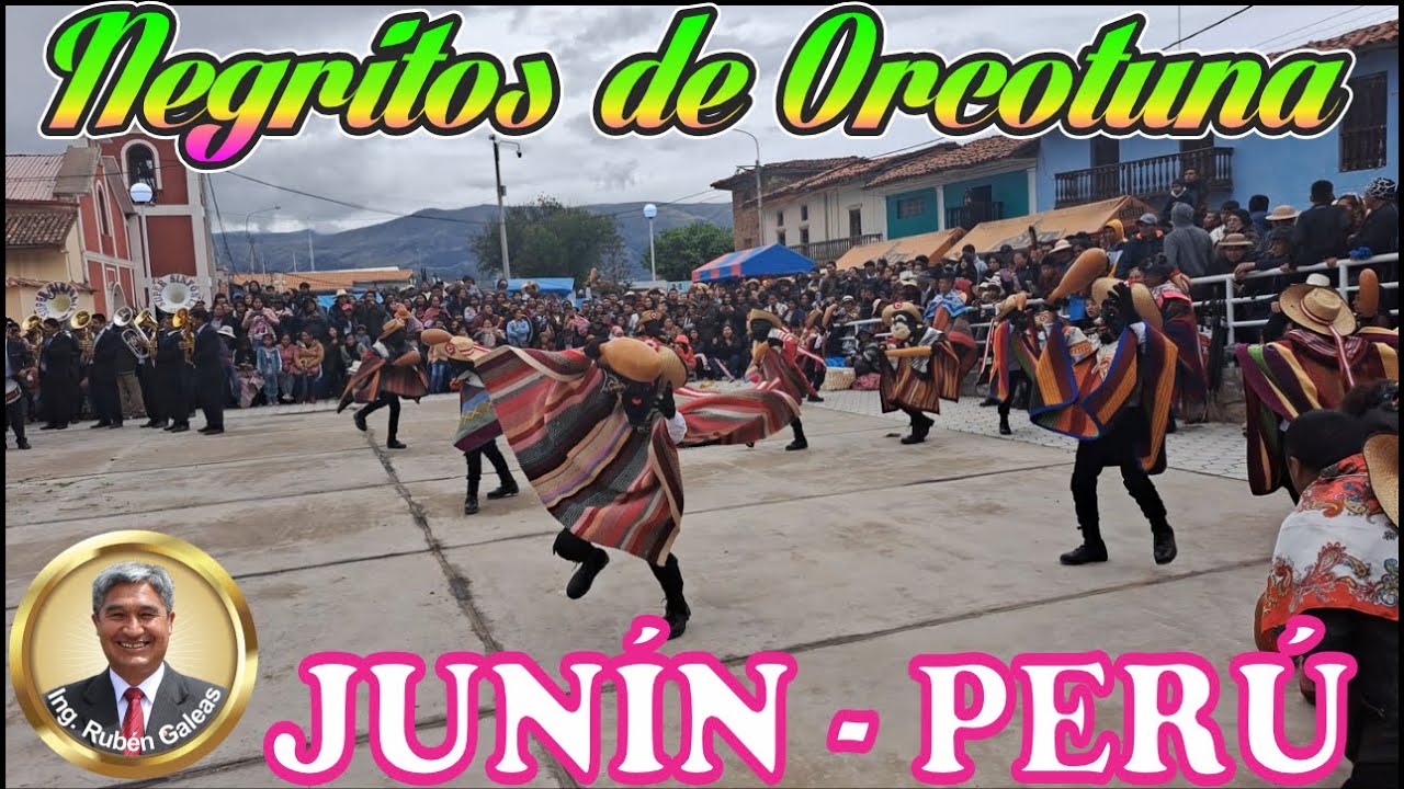 #huancayo. Niños bailan la danza de los NEGRITOS DE ORCOTUNA para adorar al Niño Jesús.