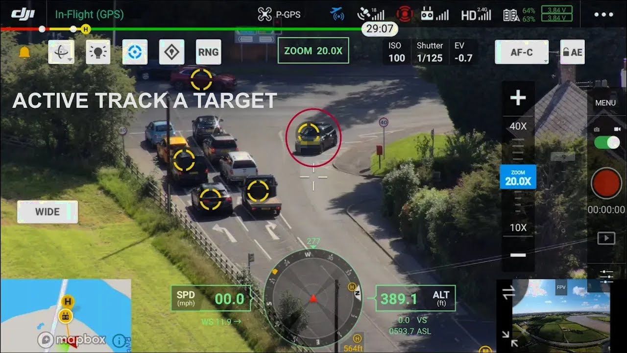 Advanced Drone Tracking with High Zoom & Laser Target Mapping. Precision Surveillance Demo.