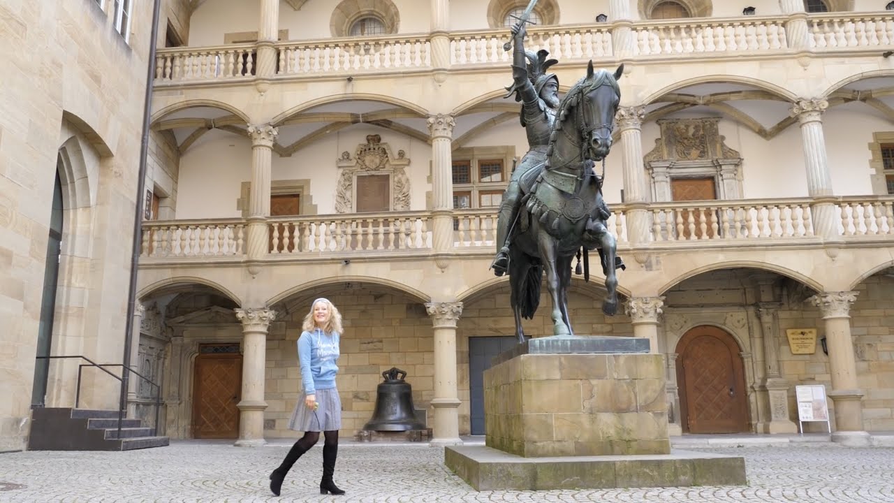 Eine besondere Treppe im Alten Schloss // Genau Geschaut