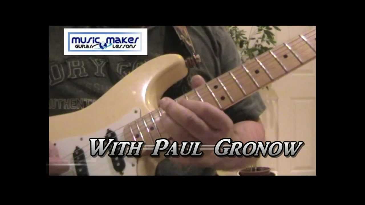 learn to play blues lead guitar by Paul Gronow