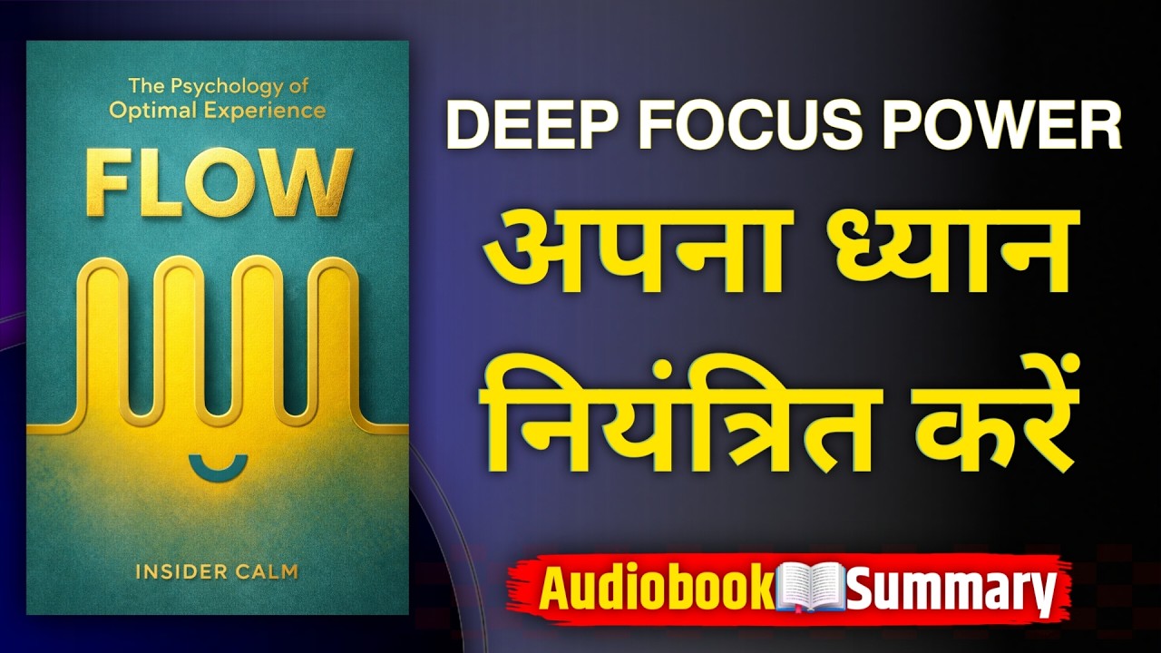 FLOW Audiobook Summary in Hindi | Deep Focus & Happiness Secret | Calm Mind Powerful Life