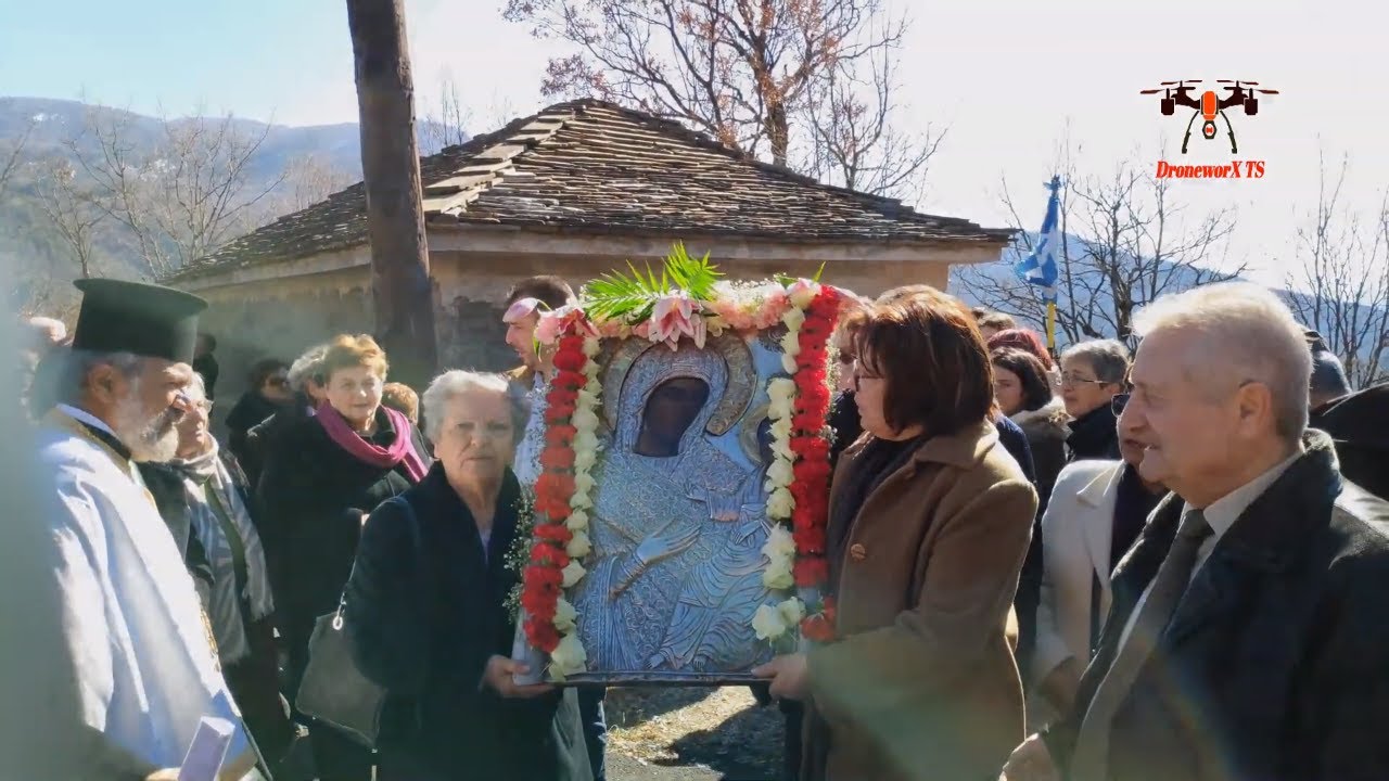 Ιωάννινα. Πληκάτι Μαστοροχωρίων Κόνιτσα. Γιορτή Παναγίας ΠΛΗΚΑΔΙΤΙΣΣΑΣ - Λιτανεία. 2020