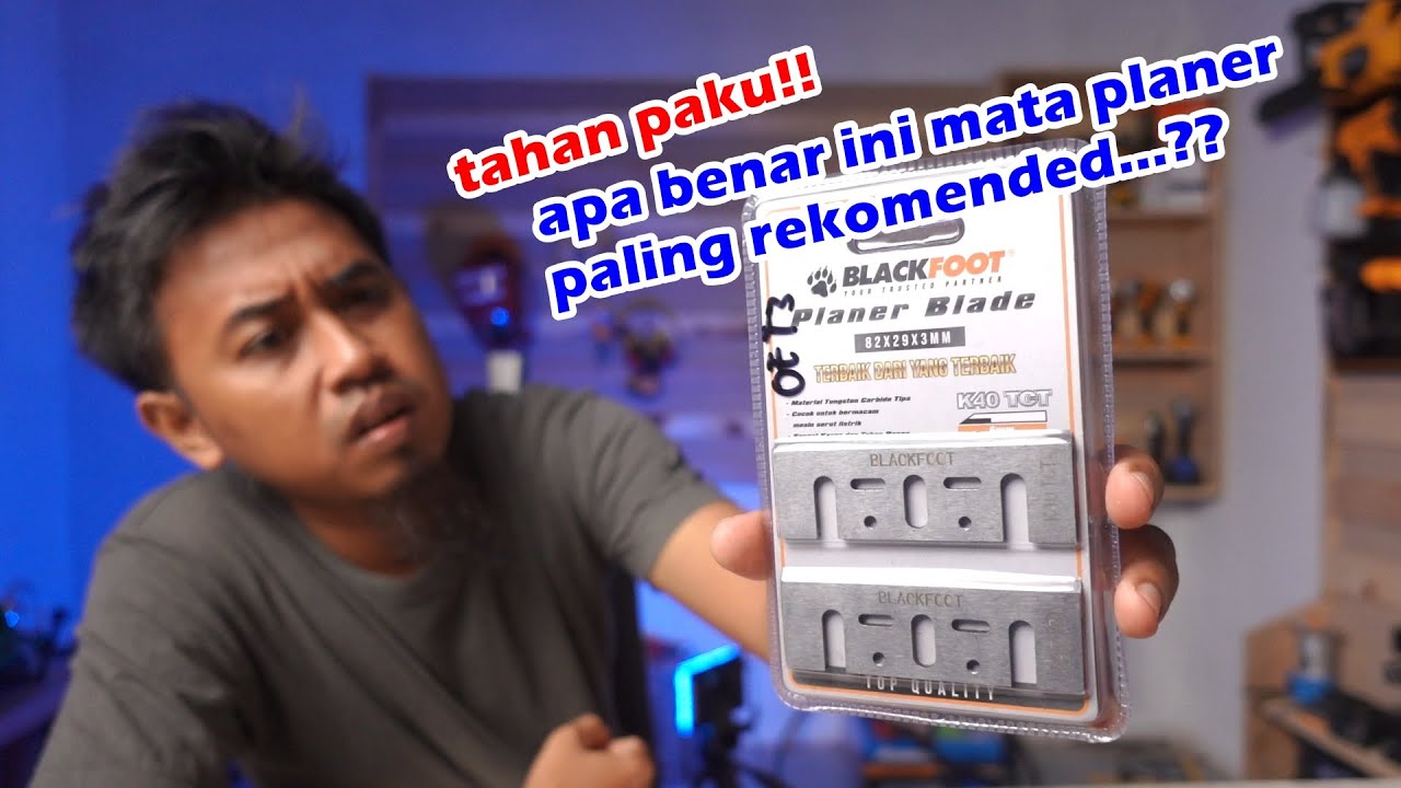 Katanya tahan paku!! - Ngebandingin mata planer terbaru blackfoot K40 dengan KNK dan Makita ..