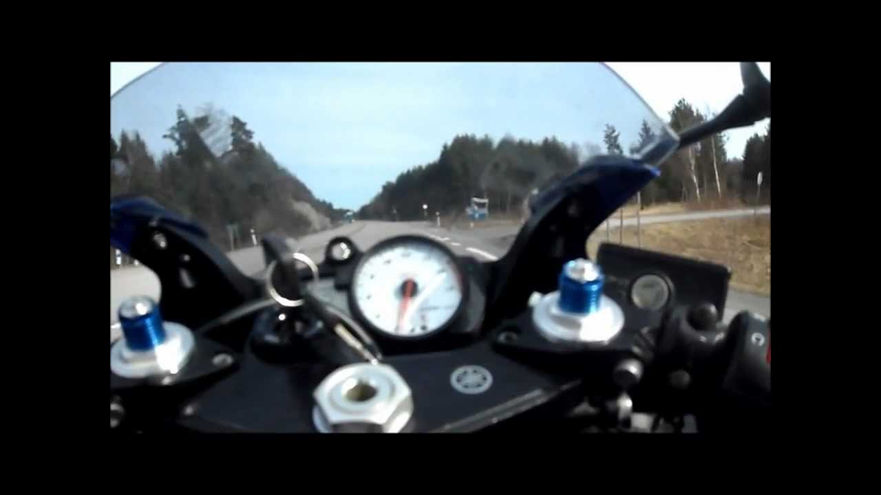 Yamaha r6 2003 first ride - driving and acceleration