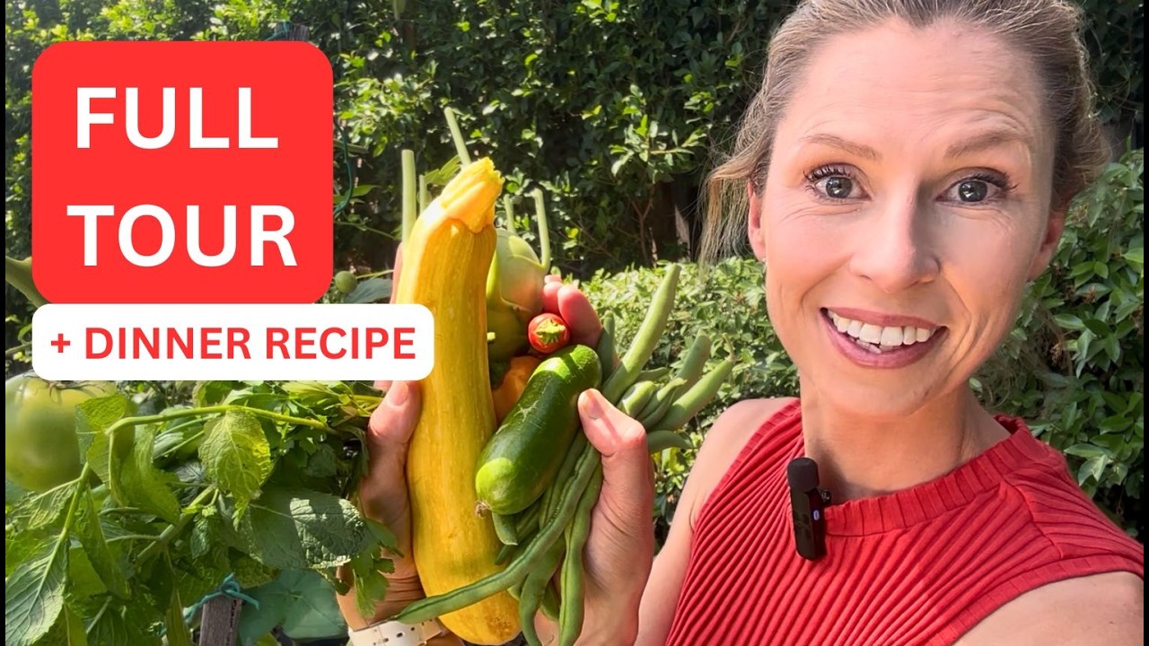 What's growing NOW in my Aussie garden (And What I Cooked With It!) | Late Summer - FEB - Melbourne