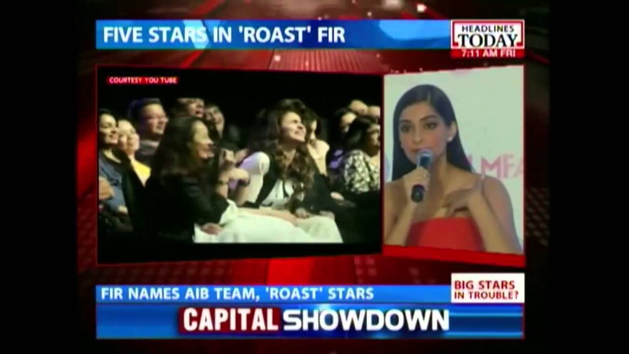 AIB Roast: FIR against stars for obscene behavior