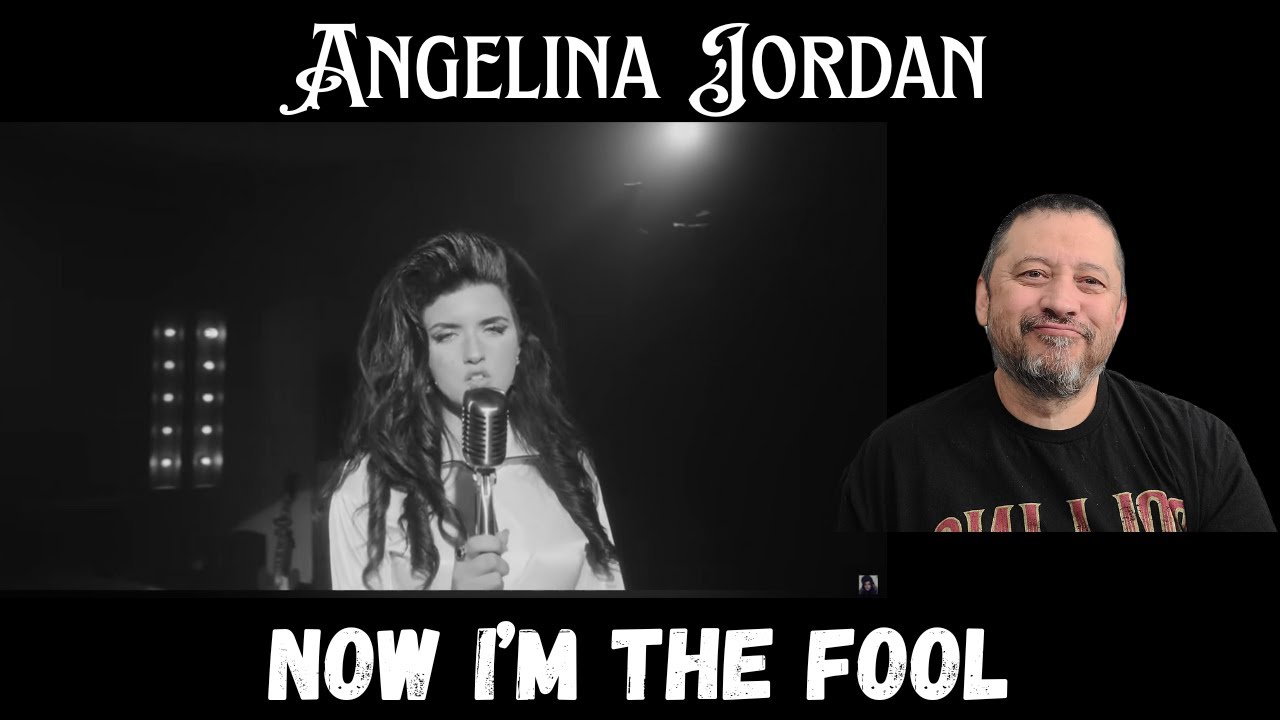 Видео первой реакции — Анджелина Джордан — «Now I'm The Fool» | Официальное музыкальное видео