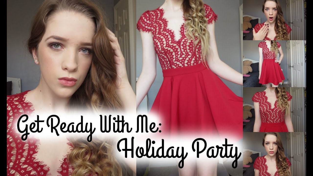 Get Ready With Me: Holiday Party! ♡