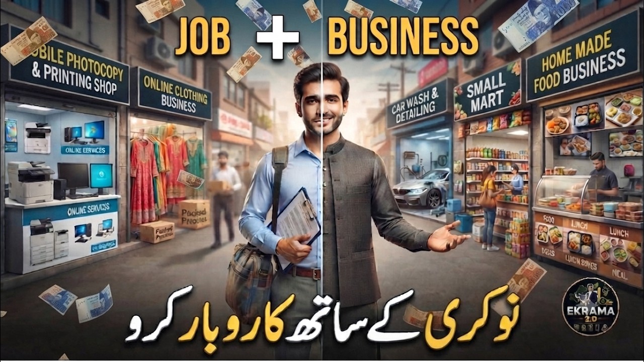 Top 5 Businesses You Can Start With a Job in Pakistan | Daily Income Business Ideas 2026