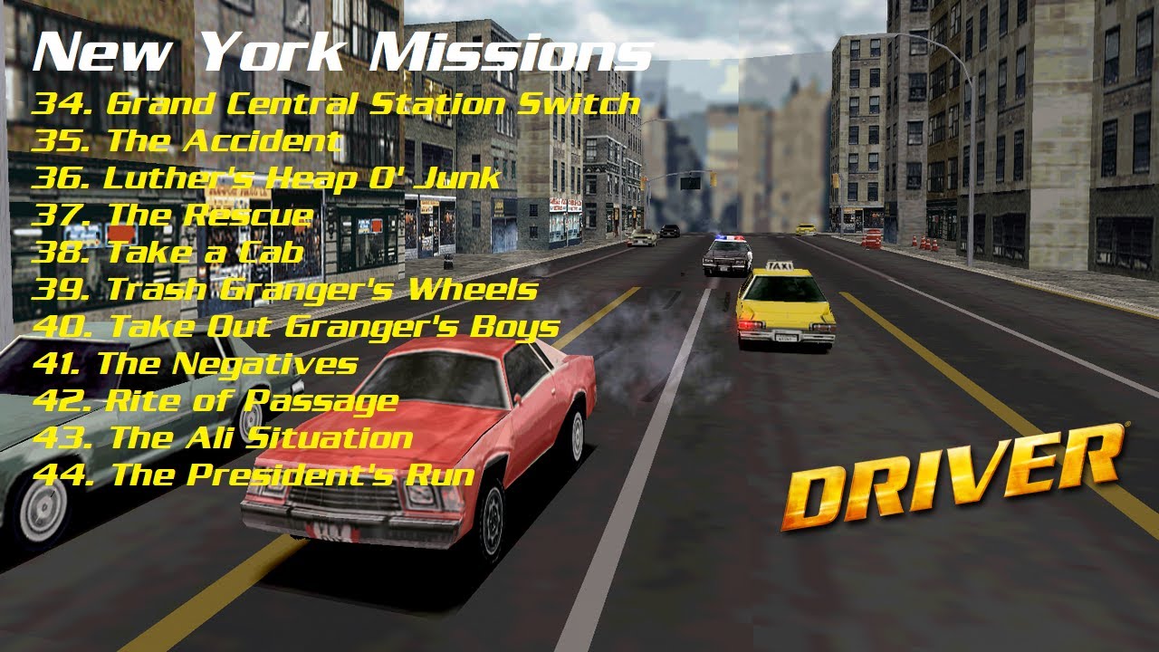 Driver 1 (PS1|PXGP) (4|4) / New York Missions [16:9/4K@30]