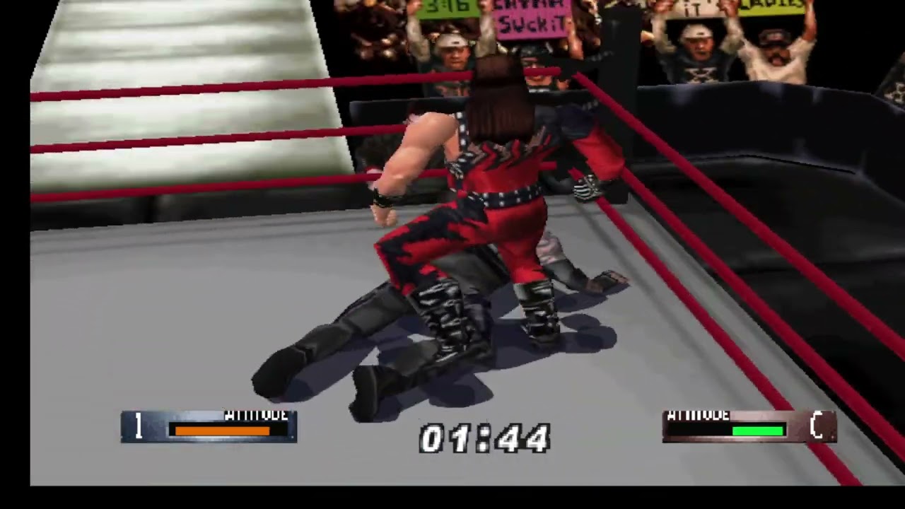 WWF Wrestlemania 2000 - N64 Gameplay - Kane vs Undertaker
