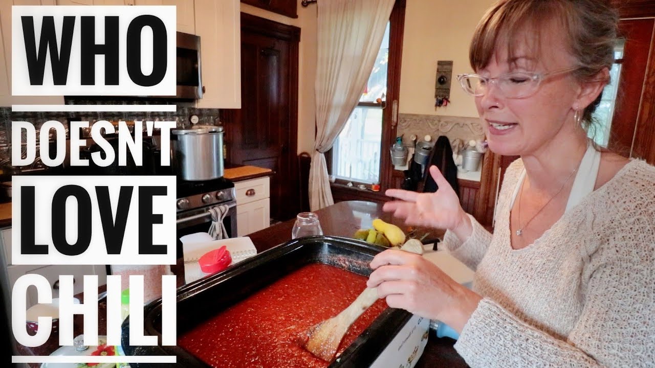 Размышления о «чили»-вечерах | Рецепт консервирования основы чили Pantry Prep