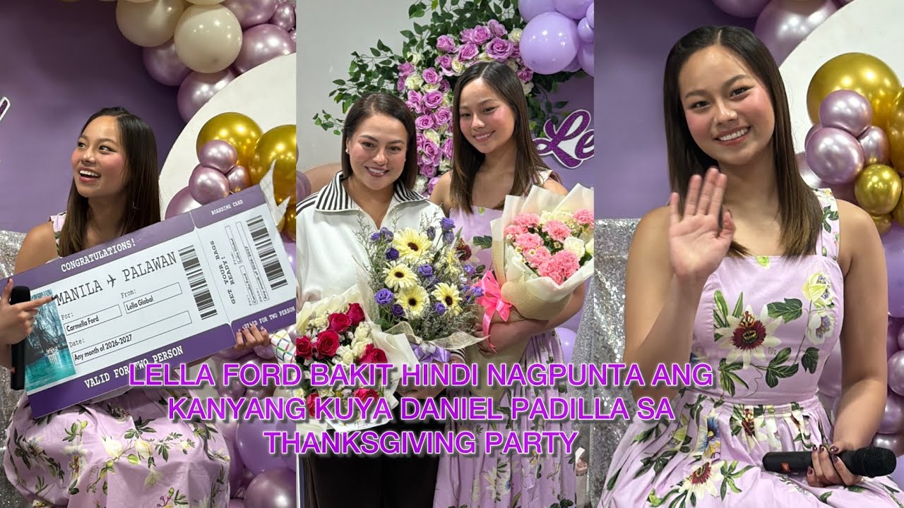 PBB COLLAB EDITION 2.0 KAPAMILYA BIG WINNER LELLA FORD THANKSGIVING WITH THE SUPPORTERS AND FAMILY
