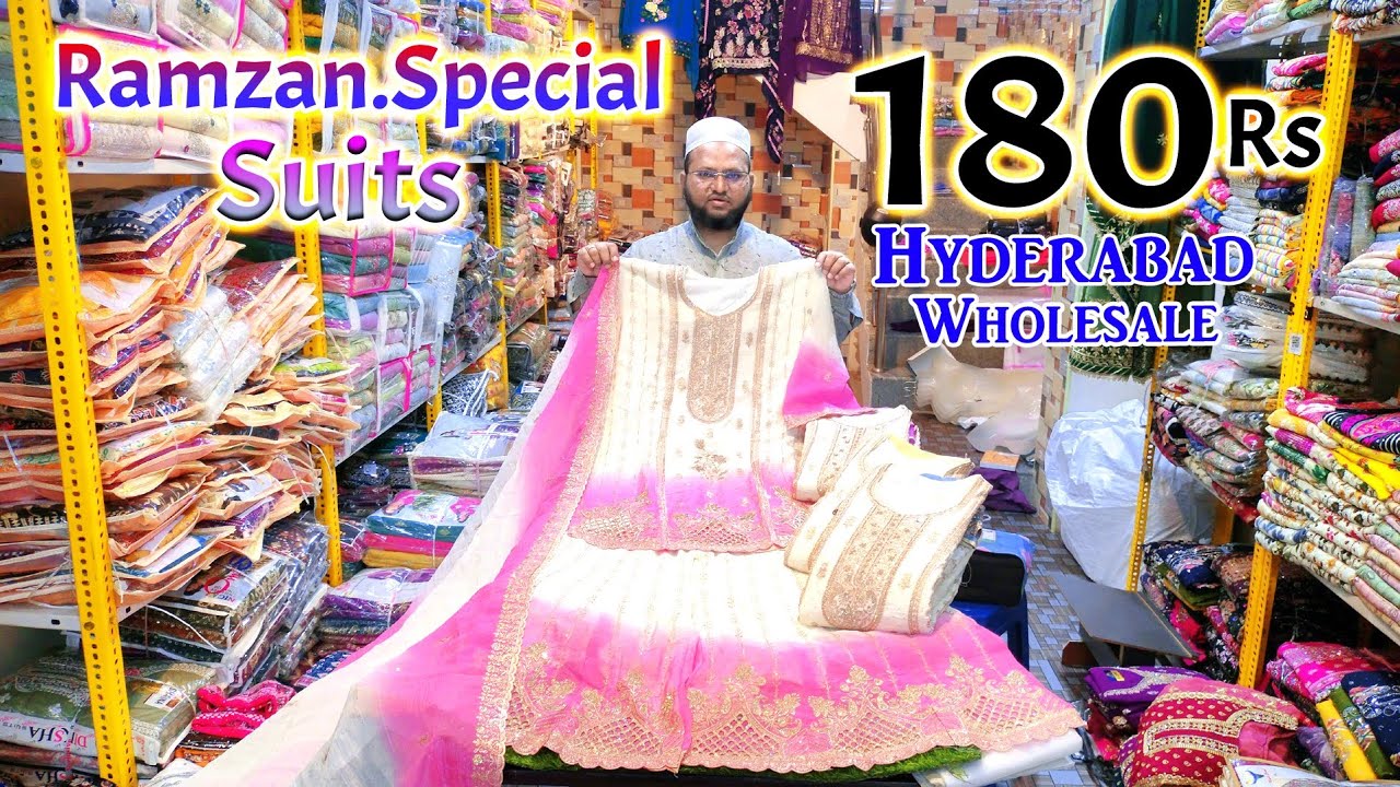 Hyderabad Wholesale Ramzan Special New Variety Only 180 Rs || Sidra Fashion Suit ||