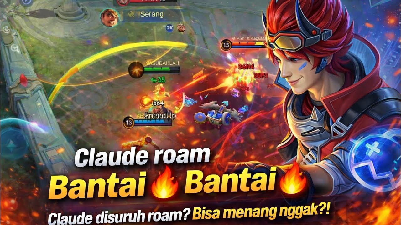 Lagi solo Rank Claude ke roam Emang bisa?!Yakin bisa menang? 🤯MLBB Solo rank