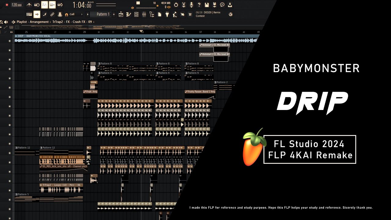 (FLP DOWNLOAD) BABYMONSTER - DRIP (4KAI Remake)