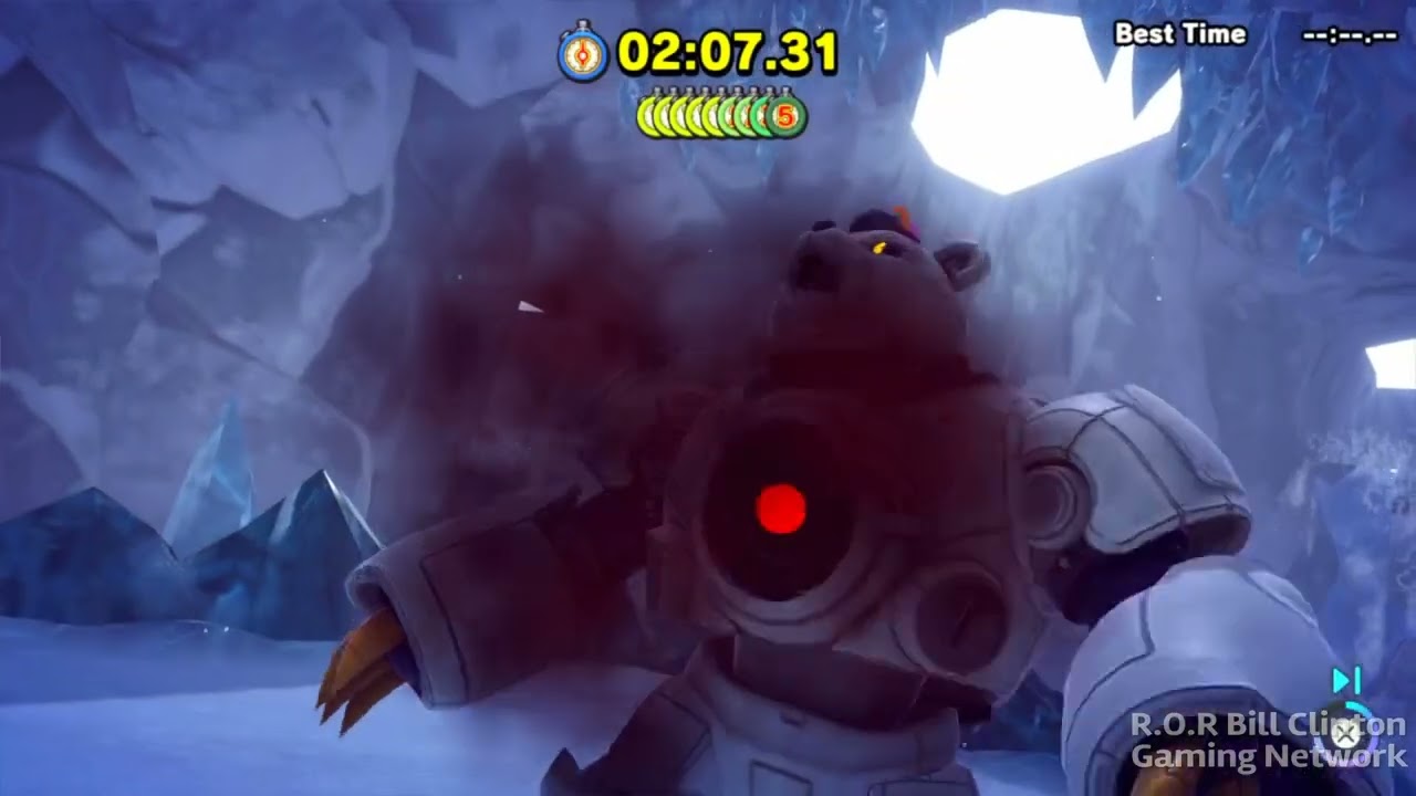 Pac-Man World 2 Re-Pac: Pinky Mecha Polarbear Boss Fight Gold Medal