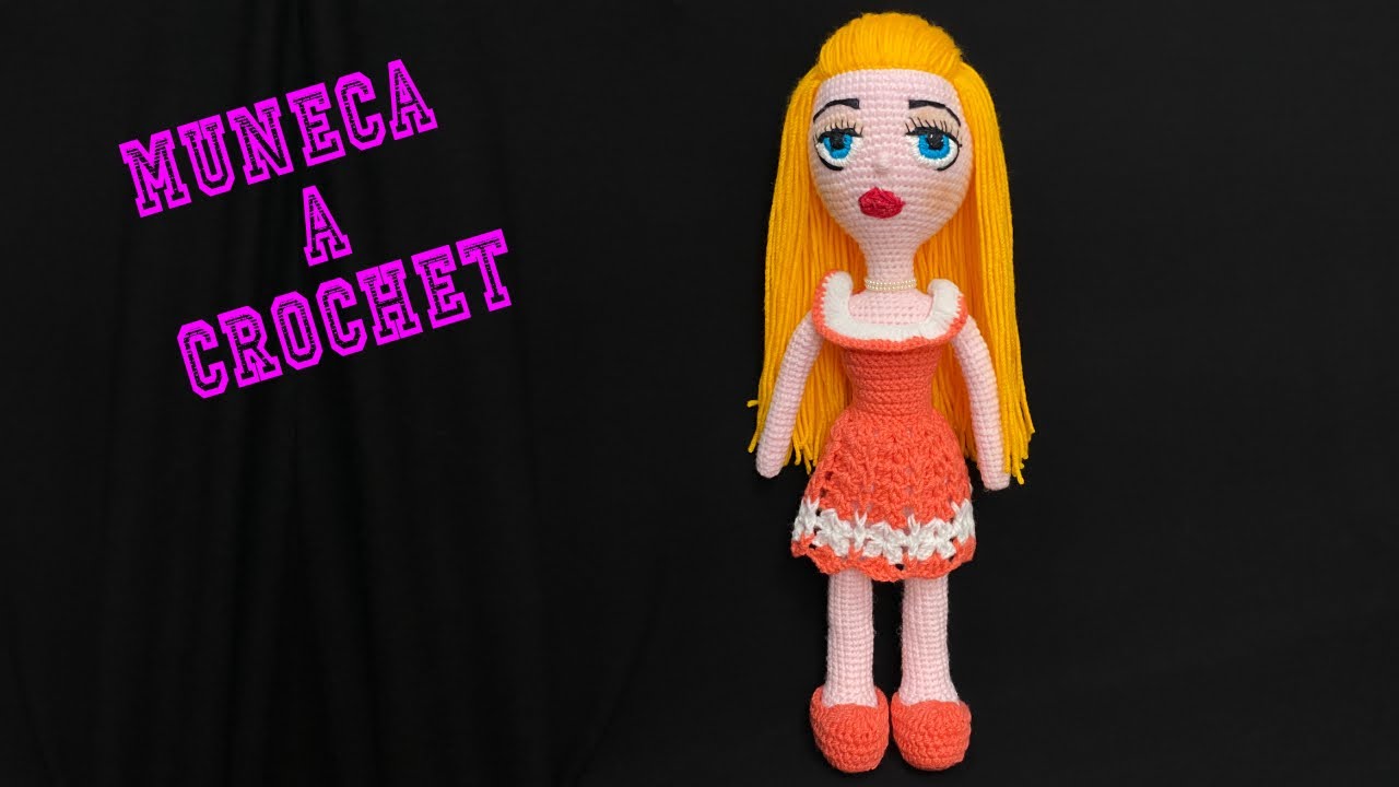 PASO A PASO PARA TEJER MUNECA A CROCHET PARTE # 3