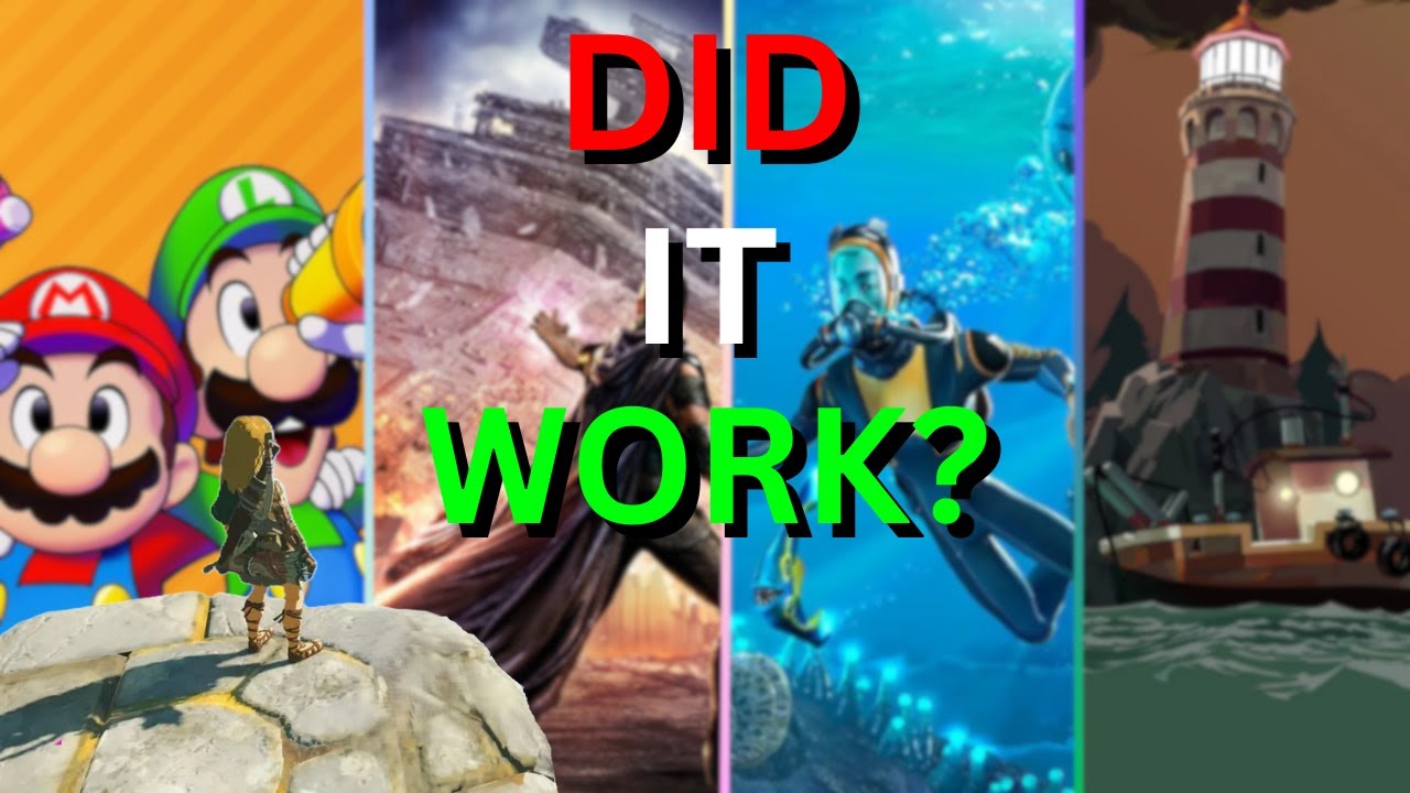 Finishing Games Is AWESOME (Backlog 1 Year Later)