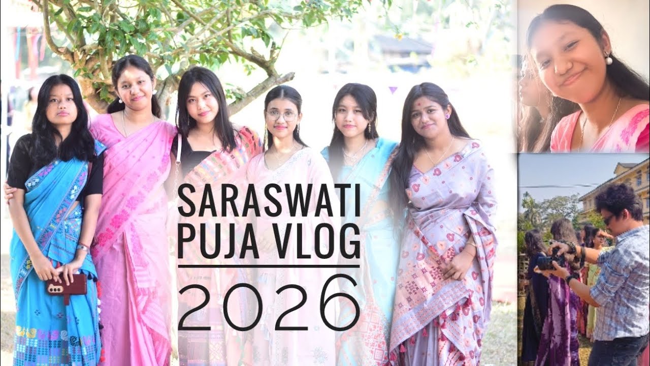 Saraswati Puja Vlog 2026 || #debudikhsit #vloger #vlogging #vlog 