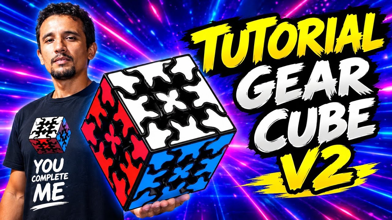 Gear Cube 3x3x3 TUTORIAL do cubo de engrenagens