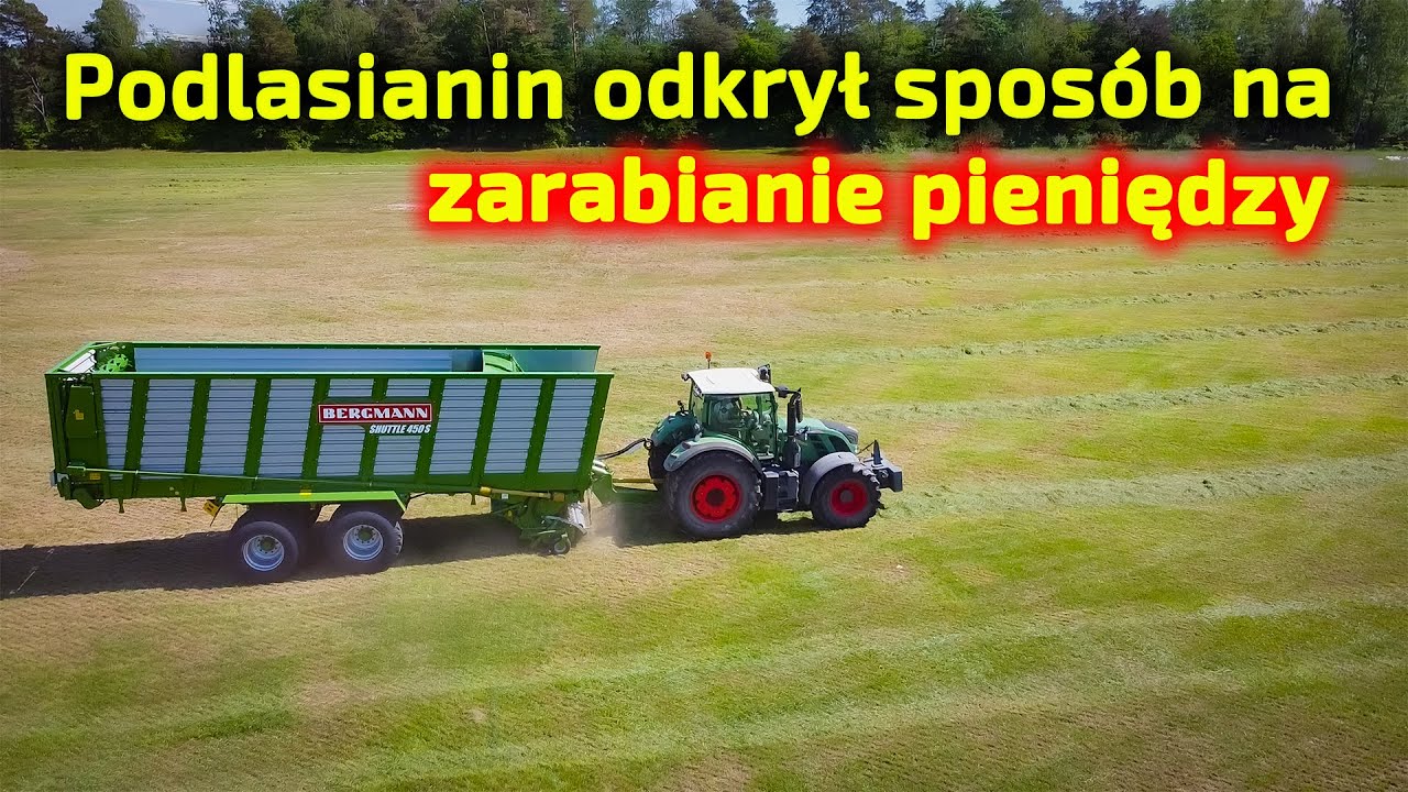Rolnik z Podlasia kupił 👉 Przyczepa samozbierająca Bergmann Shuttle 450S [Korbanek]