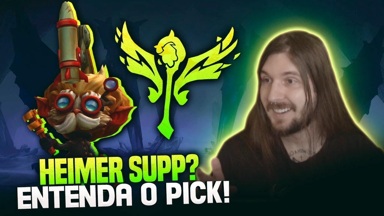 HEIMER SUPORTE! ENTENDA O PICK! LEAGUE OF LEGENDS!