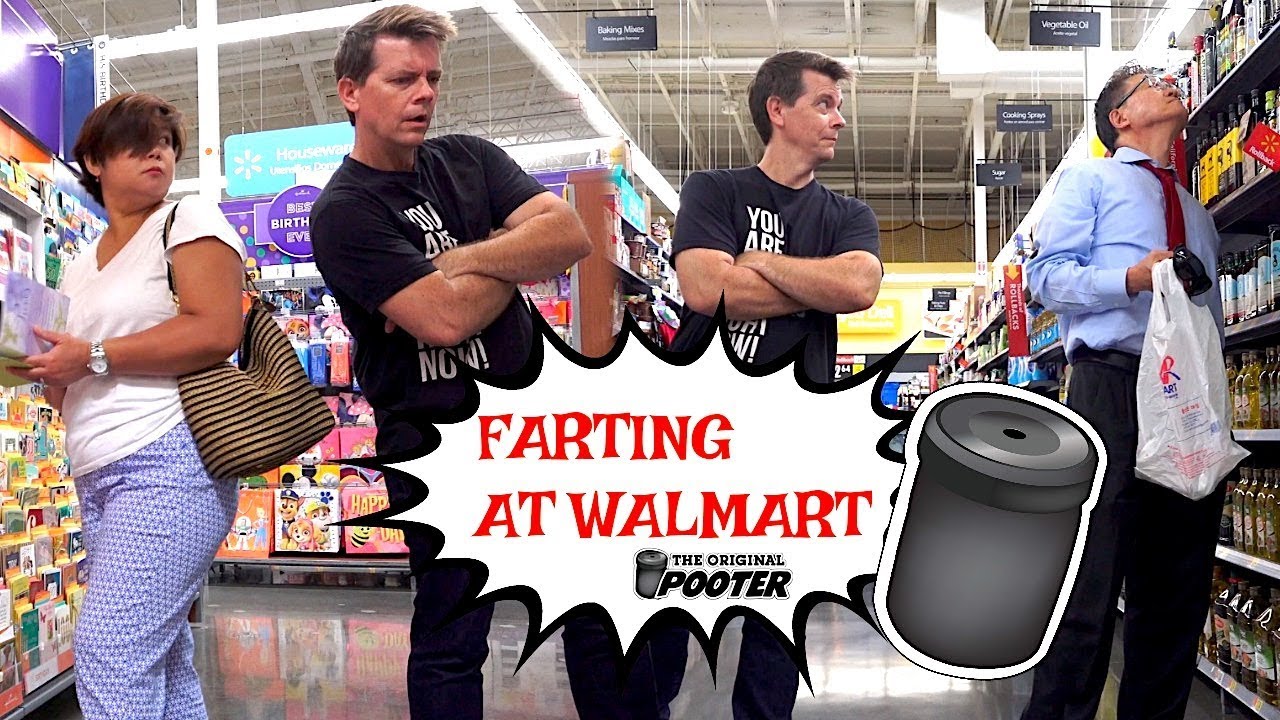 Farting on People of Walmart & Getting Kicked Out of the Store - THE POOTER | Jack Vale