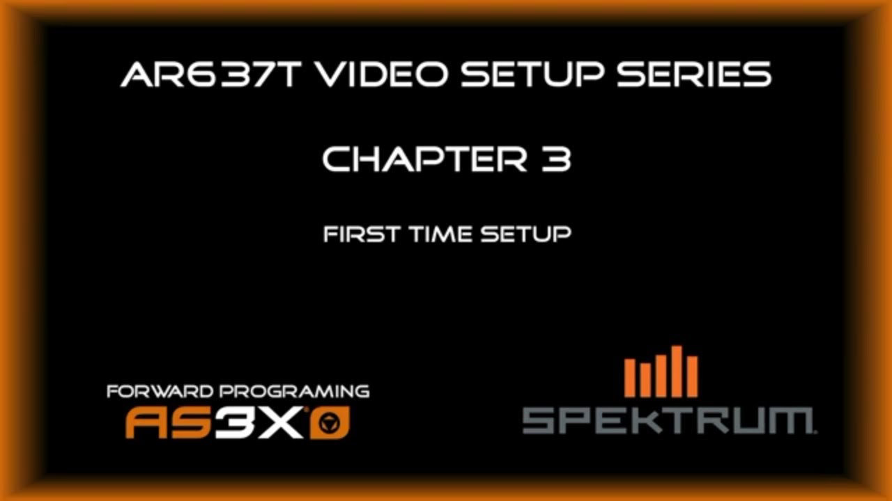Spektrum Smart Receiver AS3X Setup Series #3 - First Time Setup