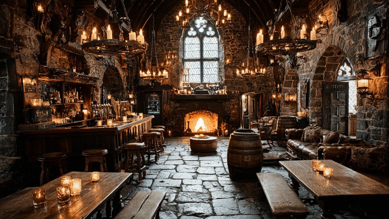 Celtic Tavern Hearth | Cozy Medieval Tavern Music for Grounding & Relaxation