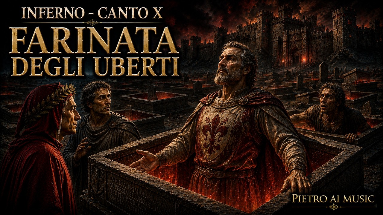 INFERNO CANTO X –Farinata degli Uberti e le Tombe Infuocate | Divina Commedia #dantealighieri
