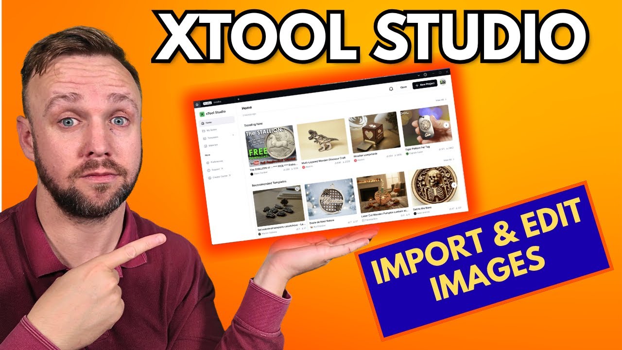 Как импортировать и редактировать изображения в xTool Studio | Объяснение инструментов ИИ (руково...