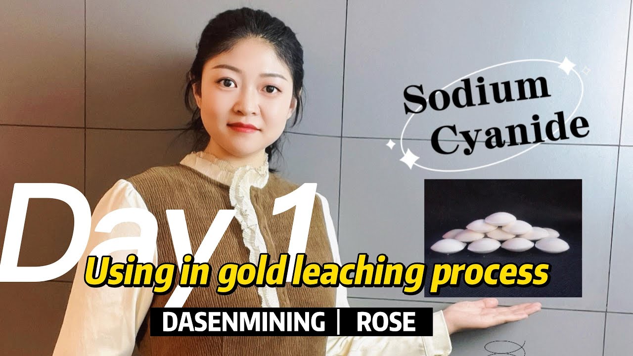 Sodium cyanide using in gold leaching process